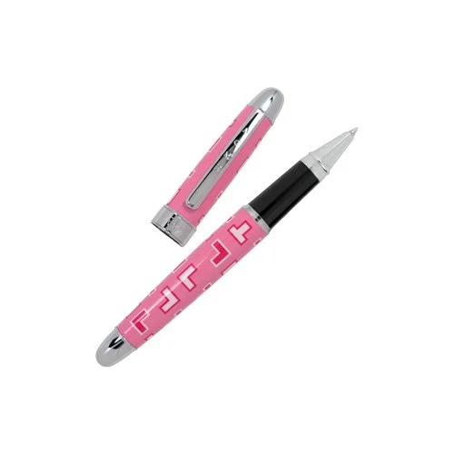 Acme Studio designer pen with bold pattern, everyday desk essential