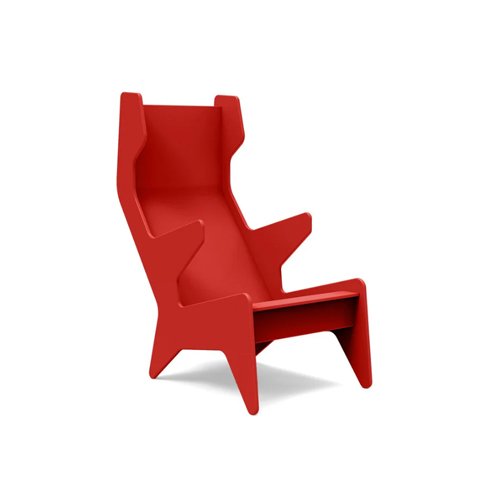 Bold Rapson Cave Chair by Ralph Rapson for Loll Designs featuring high-back sculptural form. (Copy)