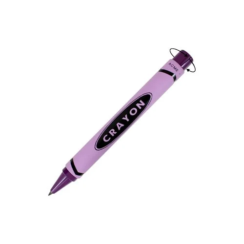 Acme Studio designer pen with purple finish, everyday desk essential