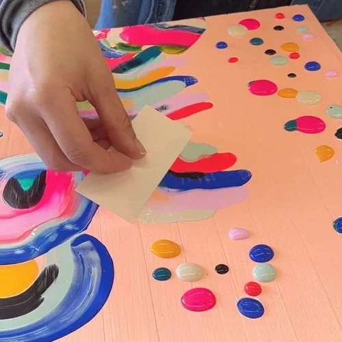 Groceries Slim Pad by Moglea, modern, artisan stationery made in Des Moines, Iowa.