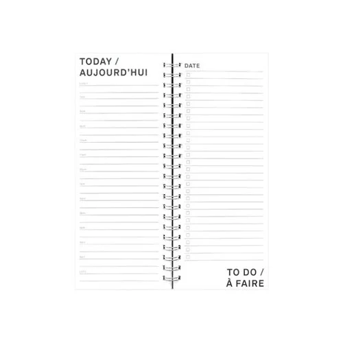 Minimalist task notebook sized for extended to-do lists (Copy)