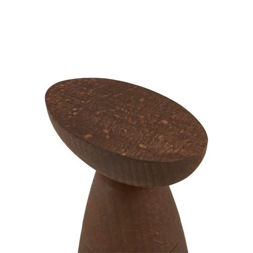 Designer spice grinder for salt, pepper, and spices with playful geometry.