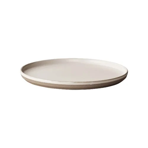 Kinto CLK-151 10" Plate with matte porcelain glaze and soft Japanese-inspired finish.