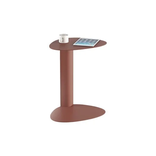 Bink 1025 side table by BDI with cantilevered design and powder-coated finish.