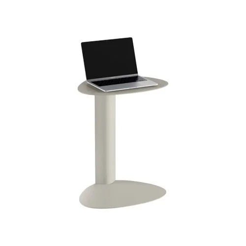 Compact laptop table ideal for indoor or outdoor use in modern spaces.