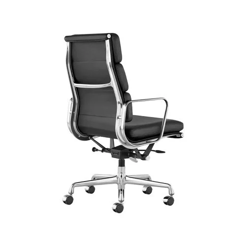 Herman Miller Eames Soft Pad Executive Chair in black 2100 series leather