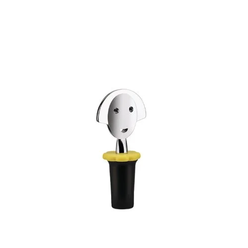 Anna Stop 2 Wine Stopper in blue and black by Alessi – Alessandro Mendini’s playful Italian design for bottles and barware. (Copy)