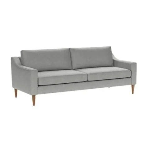 Elegant slope arm sofa with customizable cushions, finishes, and premium upholstery options.