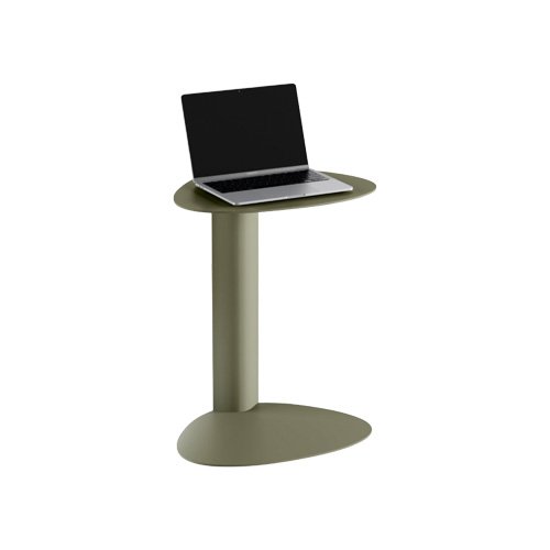 Compact laptop table ideal for indoor or outdoor use in modern spaces.