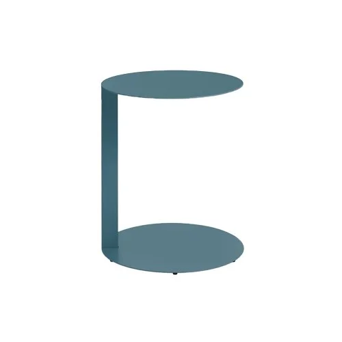 Blu Dot Note Large Side Table – a modern powder-coated steel side table with a cantilevered design, offering a sleek and functional accent for contemporary interiors.