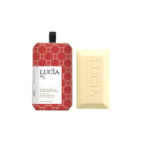 Lucia N°5 Pomegranate & Redcurrant triple-milled soap with shea butter