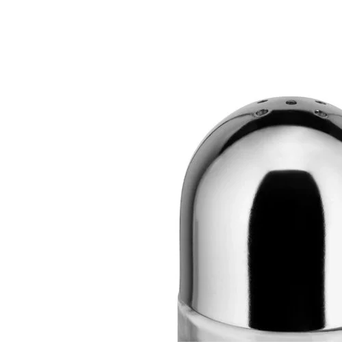 Ettore Sottsass’s Alessi Salt Castor, a modern Italian design classic introduced in 1978.