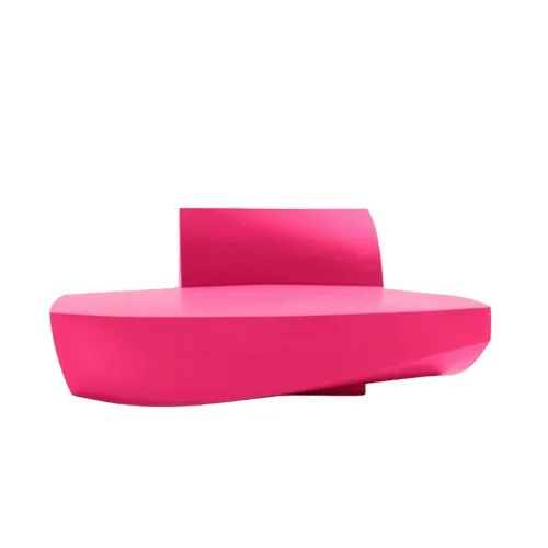 Modern sculptural sofa designed by Frank Gehry with UV-stable polyethylene shell.