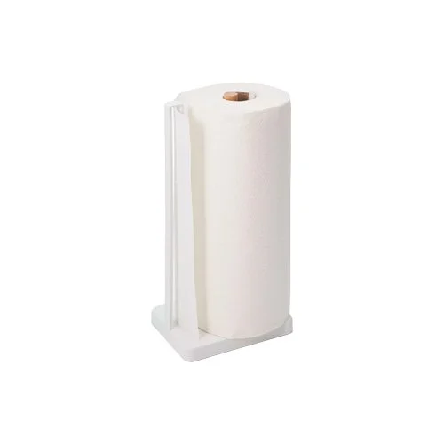Modern steel and wood paper towel holder blending style with everyday function. (Copy)