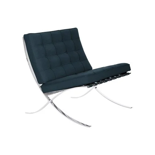 Mies van der Rohe’s Barcelona Chair available in custom materials and finishes.