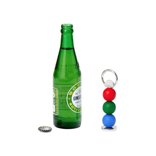 Vivid red/green/blue zinc alloy accessory combining utility and style for contemporary interiors.