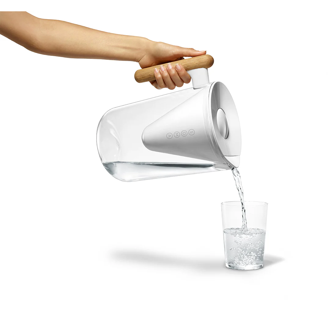 Soma 10-cup filtered pitcher for clean hydration with long-lasting filter and sustainable design