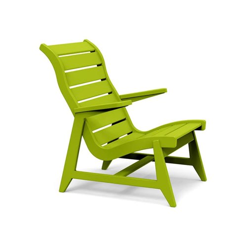 Sleek modern outdoor lounge chair by Loll Designs, crafted from recycled plastic. (Copy)