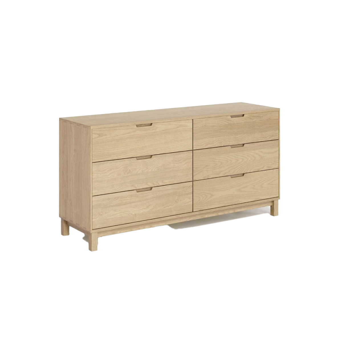 Copeland Oslo 6-Drawer Dresser, a Scandinavian-inspired solid wood storage piece.