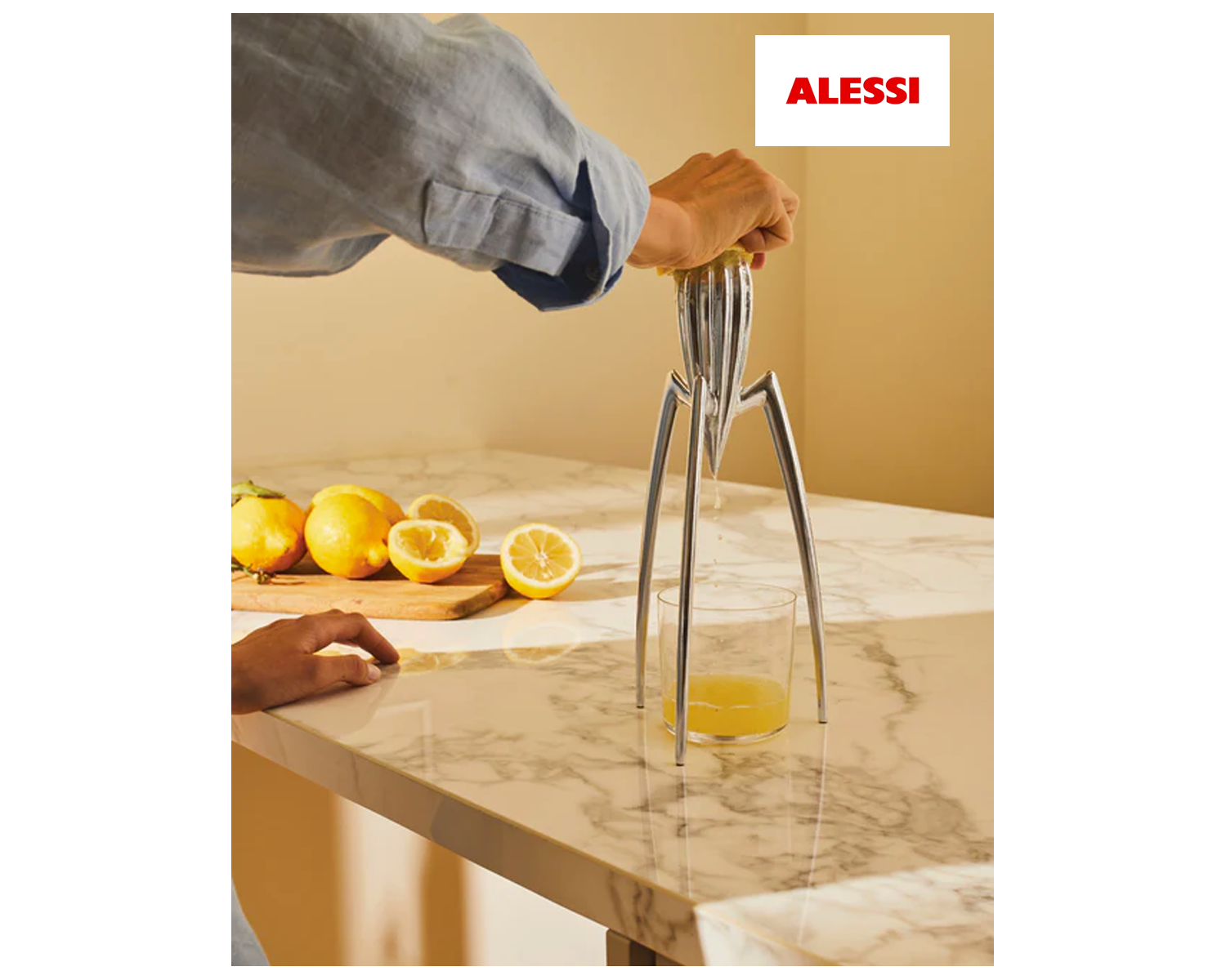 Alessi Juicy Salif citrus squeezer, aluminium