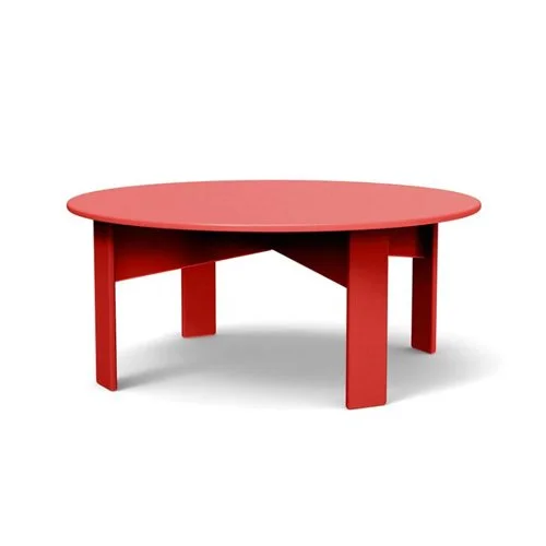 Eco-friendly outdoor cocktail table with circular silhouette, perfect for contemporary patios. (Copy)