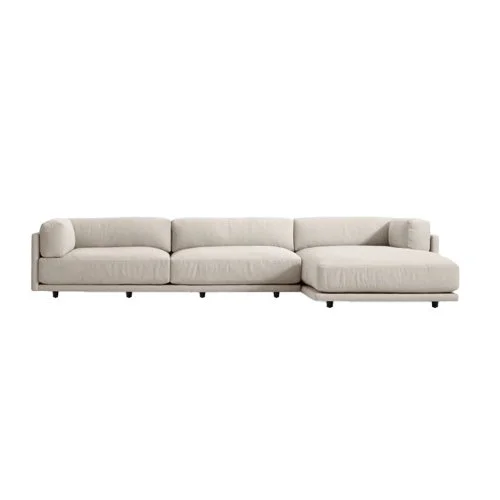 Oversized low-profile sofa with chaise from Blu Dot