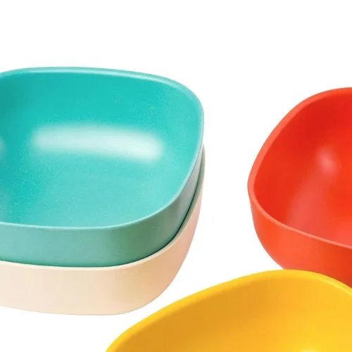 Durable, dishwasher-safe cereal bowl in serene Lagoon blue-green.