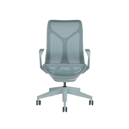Modern mesh task chair with Studio 7.5 design and sculptural frame