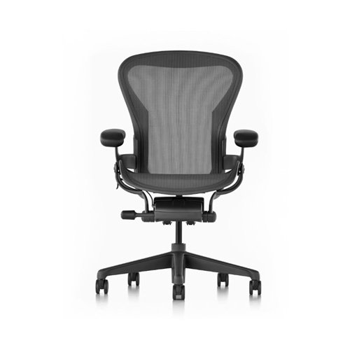 Iconic ergonomic office chair with mesh seat and back