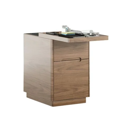 Compact office pedestal from BDI designed for refined organization and durability.