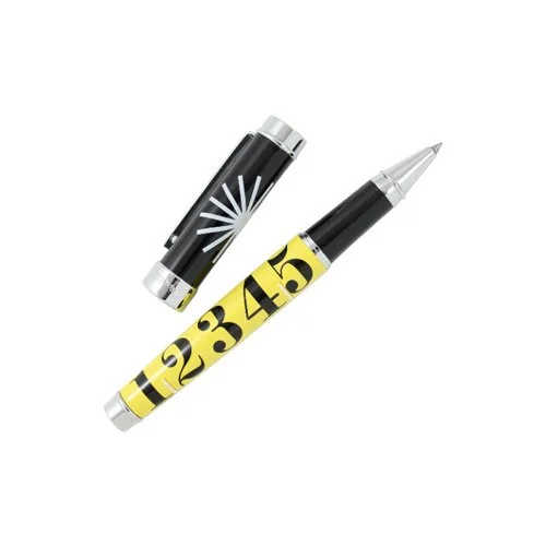 Acme Studio designer pen with classic graphic pattern, everyday desk essential