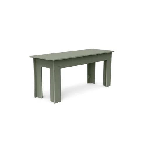 Compact 39" picnic bench with slatted top in bold, weatherproof materials (Copy)