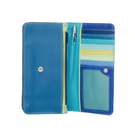 Medium Matinee Wallet with internal and external zip coin pockets, organized everyday carry