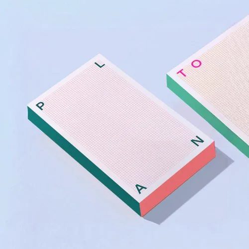 Designer To Do Grid Pad from Moglea, artful, functional stationery handcrafted in Iowa.