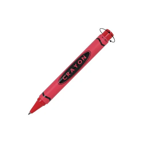 Acme Studio designer pen with red finish, modern stationery essential