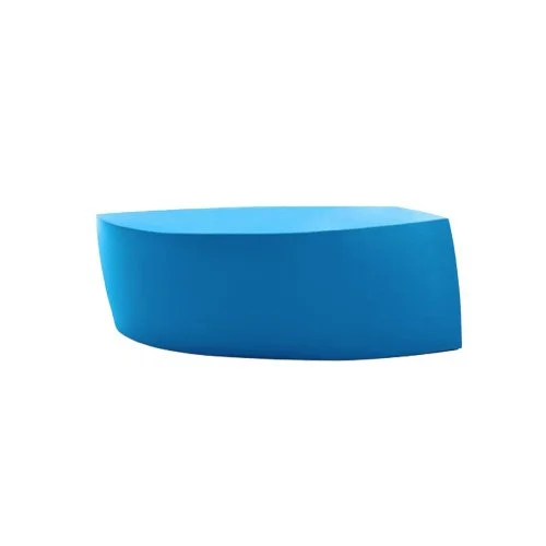 Frank Gehry’s modern polyethylene bench in four bold color options.