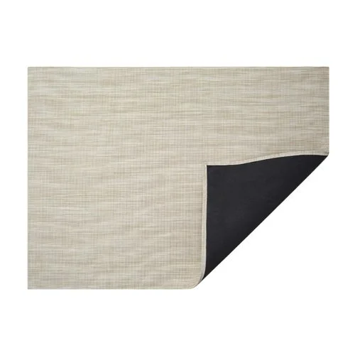 Chilewich Mini Basketweave Rug with fine woven detail, eco-friendly and versatile.