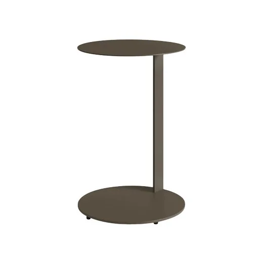 Blu Dot Note Tall Side Table – modern powder-coated steel side table with a cantilevered design, offering a sleek and functional accent for contemporary interiors.
