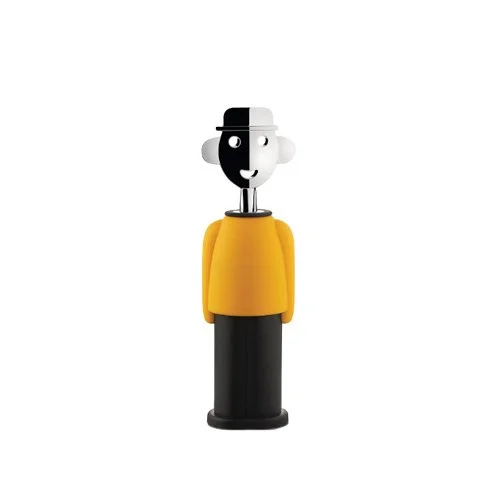 Designer corkscrew by Alessi – Alessandro M. in vibrant colors, merging functionality with whimsical, modern style. (Copy)