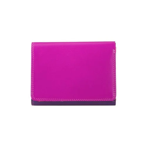 Mywalit medium tri-fold wallet in leather, RFID protected everyday wallet