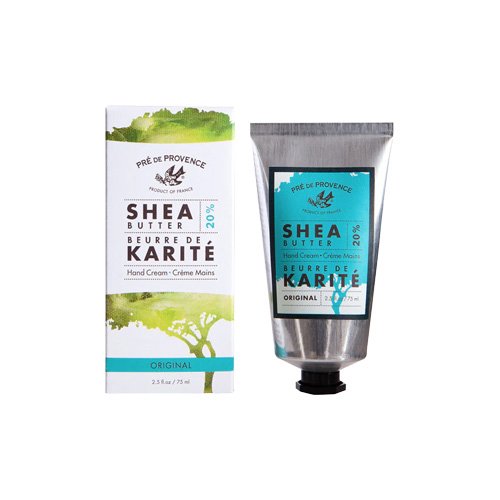 Pré de Provence hand care with shea butter, lightweight hydration for dry hands, clean personal care