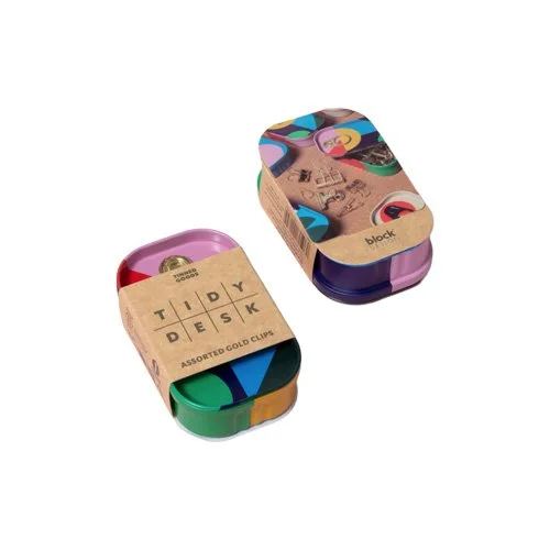 Block Design Tinned Goods Tiny Desk organizer in powder-coated steel