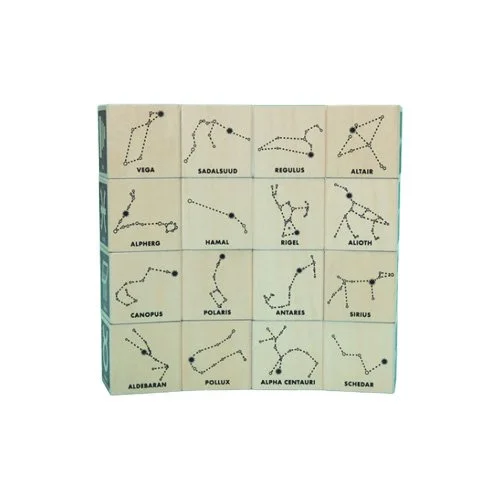 Durable wooden learning blocks emphasizing celestial study and child-focused educational play.