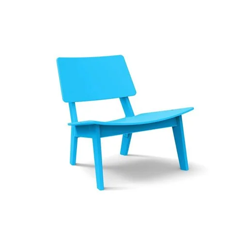 Sleek modern outdoor lounge chair by Loll Designs, crafted from recycled plastic. (Copy)