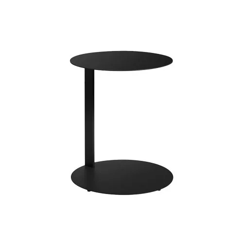 Blu Dot Note Large Side Table – a modern powder-coated steel side table with a cantilevered design, offering a sleek and functional accent for contemporary interiors.