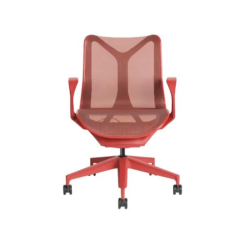 Low-back Cosm Chair by Herman Miller with breathable mesh and ergonomic frame
