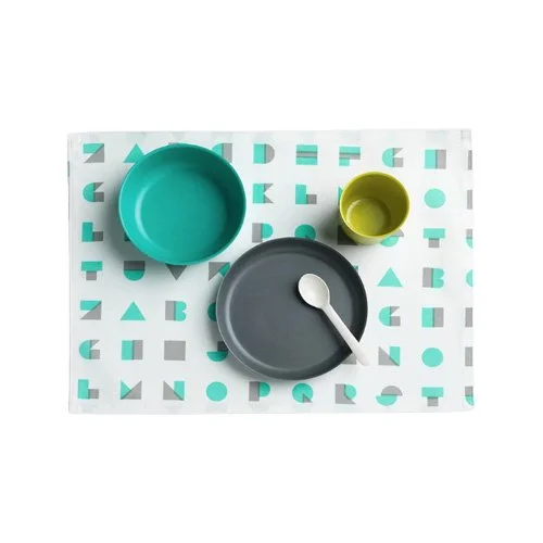 Playful yet refined kids dining set designed for sustainable family living.
