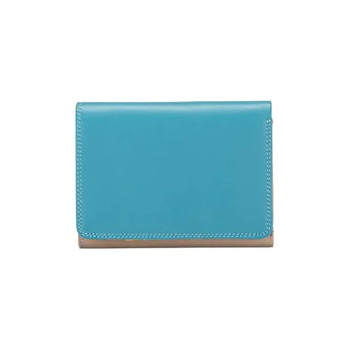 Mywalit medium tri-fold wallet in leather, RFID protected everyday wallet