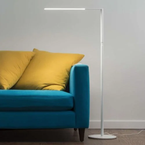 Energy-efficient Lady 7 LED lamp in Matte Red — a minimalist statement for modern interiors.