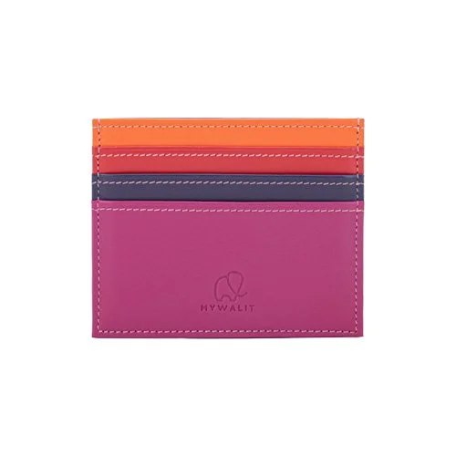 Nappa leather card holder designed for front and back card access, minimalist carry